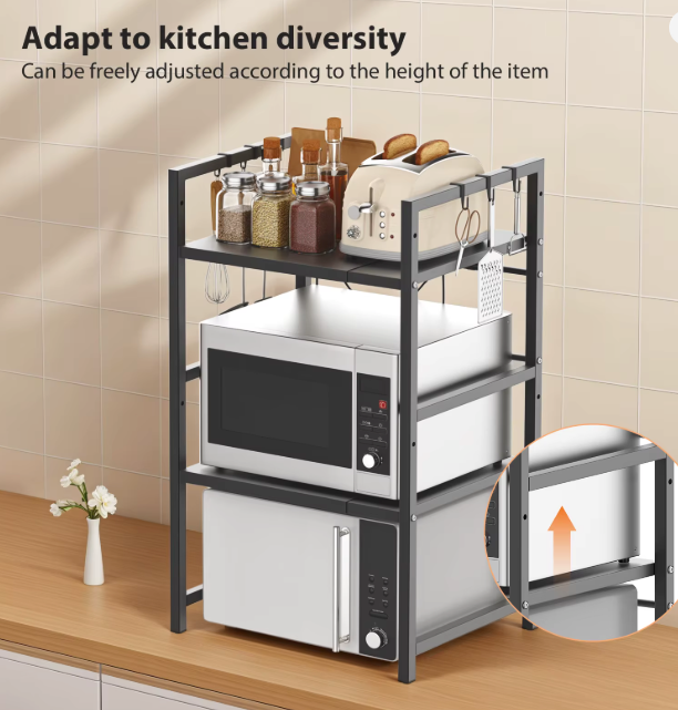 Expandable Microwave Shelf