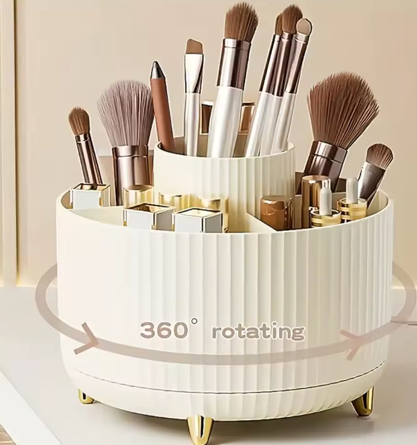 360° Rotating Makeup Organizer
