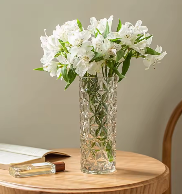 Pattern Glass Vase