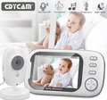 Wireless Video Baby Monitor with Night Vision & Temperature Monitoring