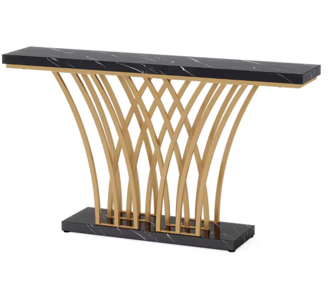 Modern Gold Console Table