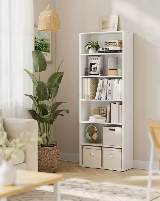 6-level bookcase