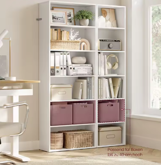 6-level bookcase
