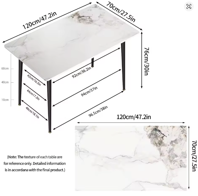 Modern Marble Dining Table