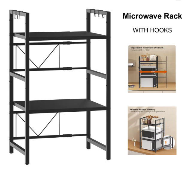 Expandable Microwave Shelf