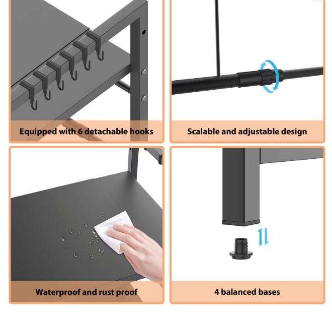 Expandable Microwave Shelf