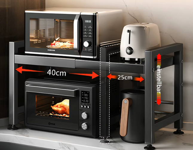 Expandable Microwave Shelf Organizer