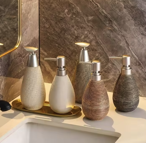 Style Ceramic Push-Type Soap