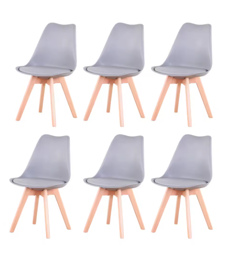 A Set of 6 Dining Chairs