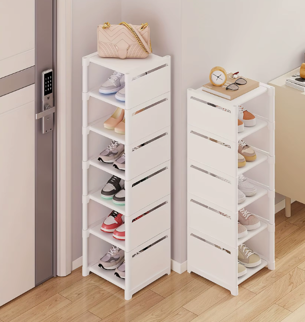 Metal Frame Shoe Rack Multi-Tier ( 7 Squares )