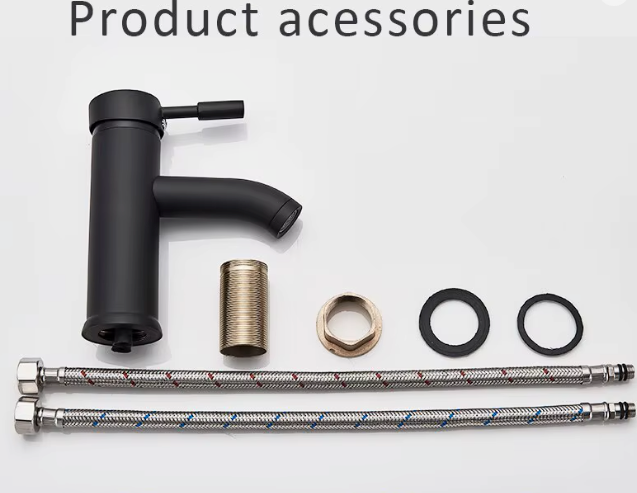 Modern Black Bathroom Faucet