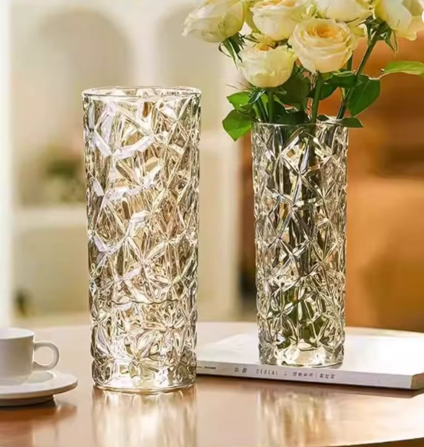 Pattern Glass Vase