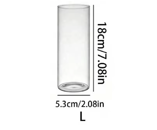 Glass Cup Candlestick