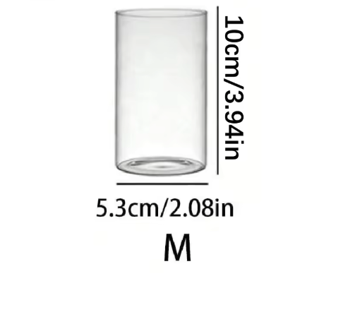 Glass Cup Candlestick