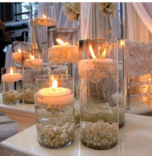 Glass Cup Candlestick