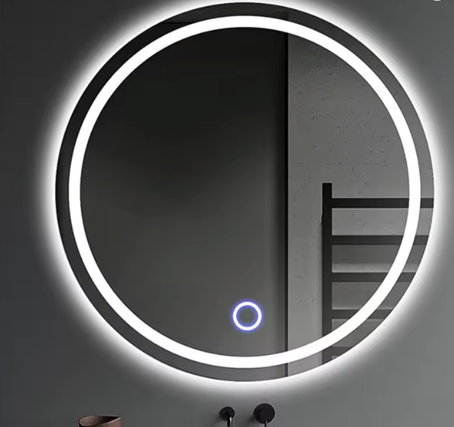 Round LED smart Backlight Mirror ( Touchable )