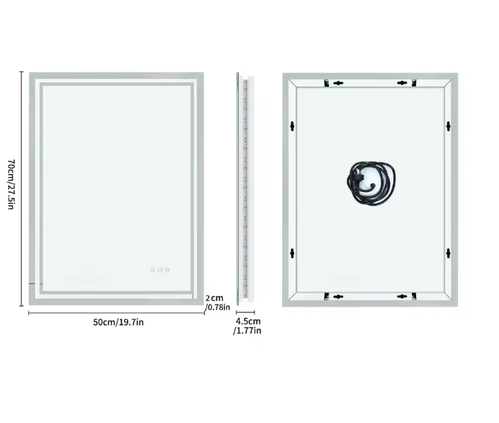 LED smart Backlight Mirror ( Touchable )
