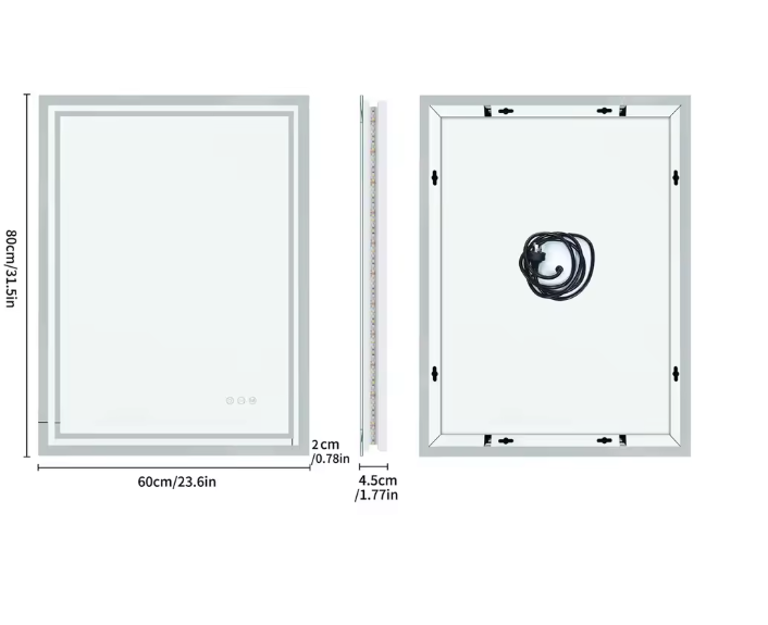 LED smart Backlight Mirror ( Touchable )